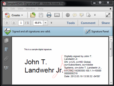 Adobe LiveCycle Digital Signature